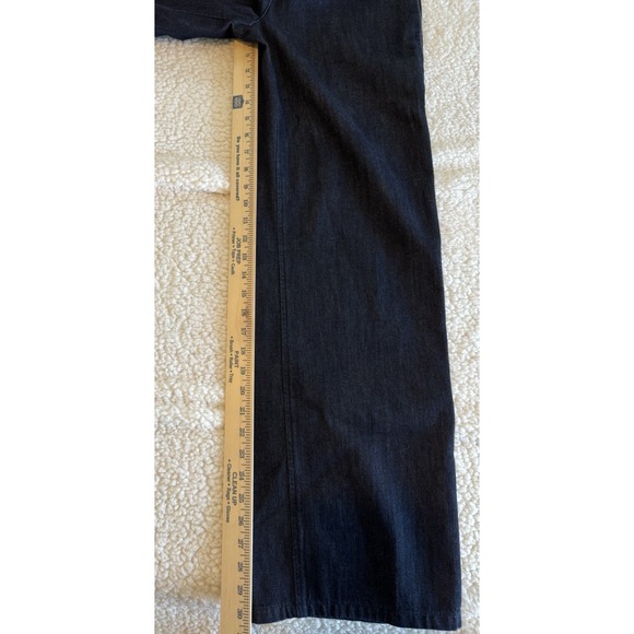 Ann Taylor Jeans Womens Size 2‎ Dark Wash Wide Leg Denim Pants - Picture 3 of 7